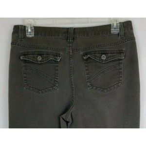 Christopher & Banks Stretch Greenish Gray Jeans Size 14